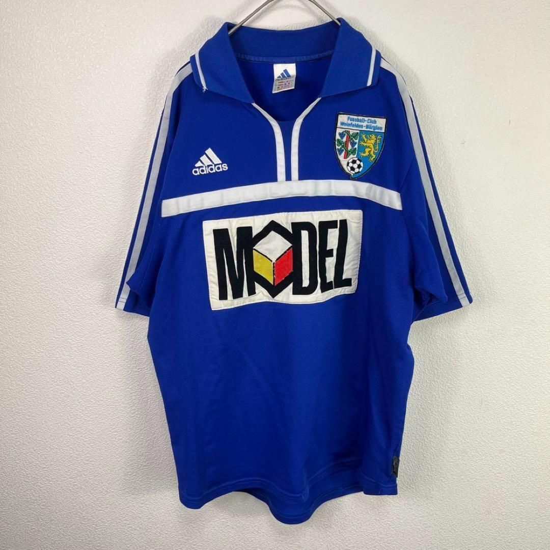 90s adidas アディダス ゲームシャツ ユニフォーム サッカー - メルカリ