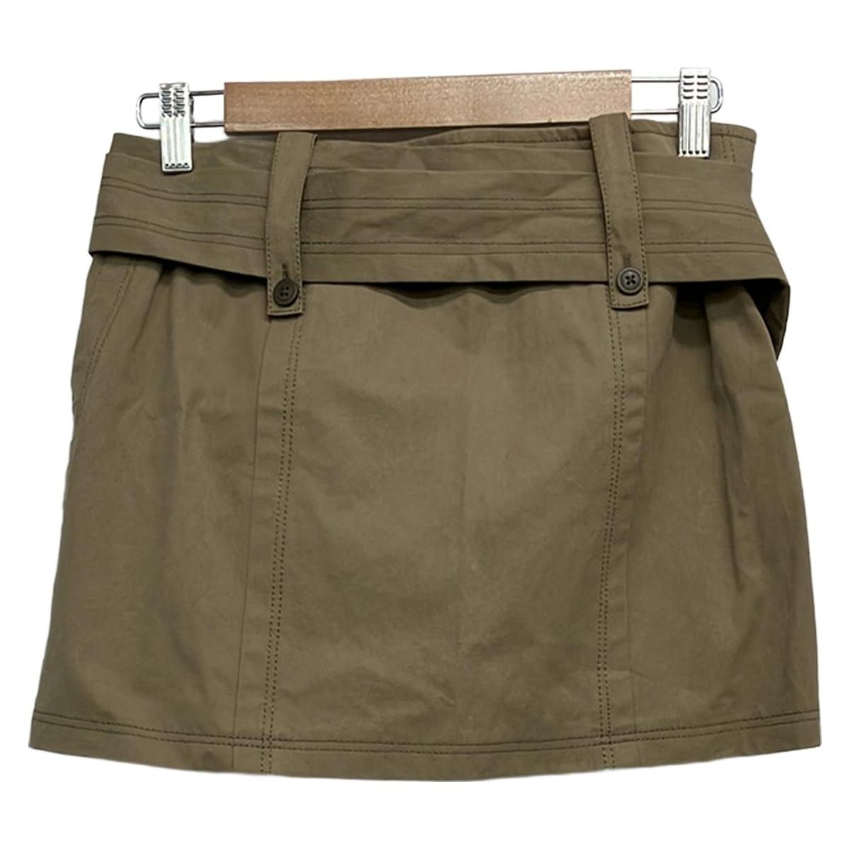 【美品】バーバリーブルーレーベル　ミニスカート ラップ 巻きスカート 38 M Burberry Blue Label(バーバリーブルーレーベル) 巻きスカート サイズ