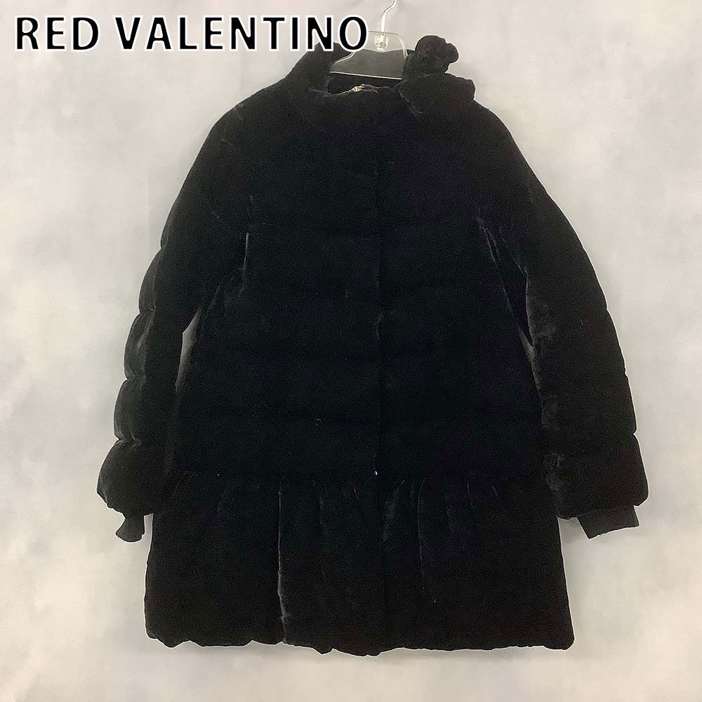 RED VALENTINO レッドヴァレンティノ ダウンコート ベロア調 - メルカリ