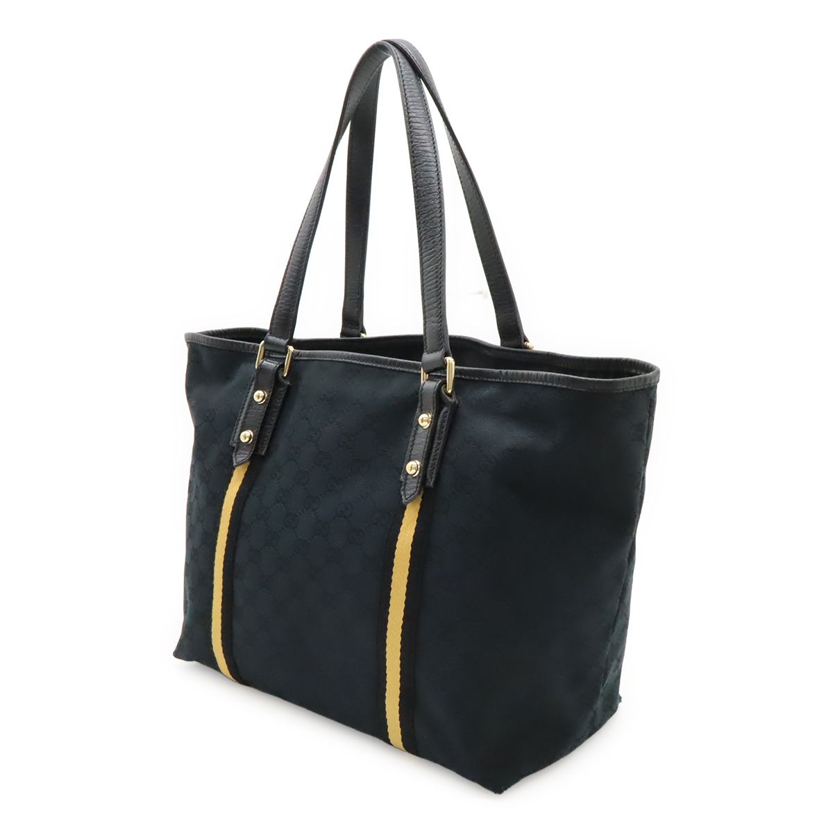 GUCCI グッチ GGキャンバス シェリーライン トートバッグ ショルダー 