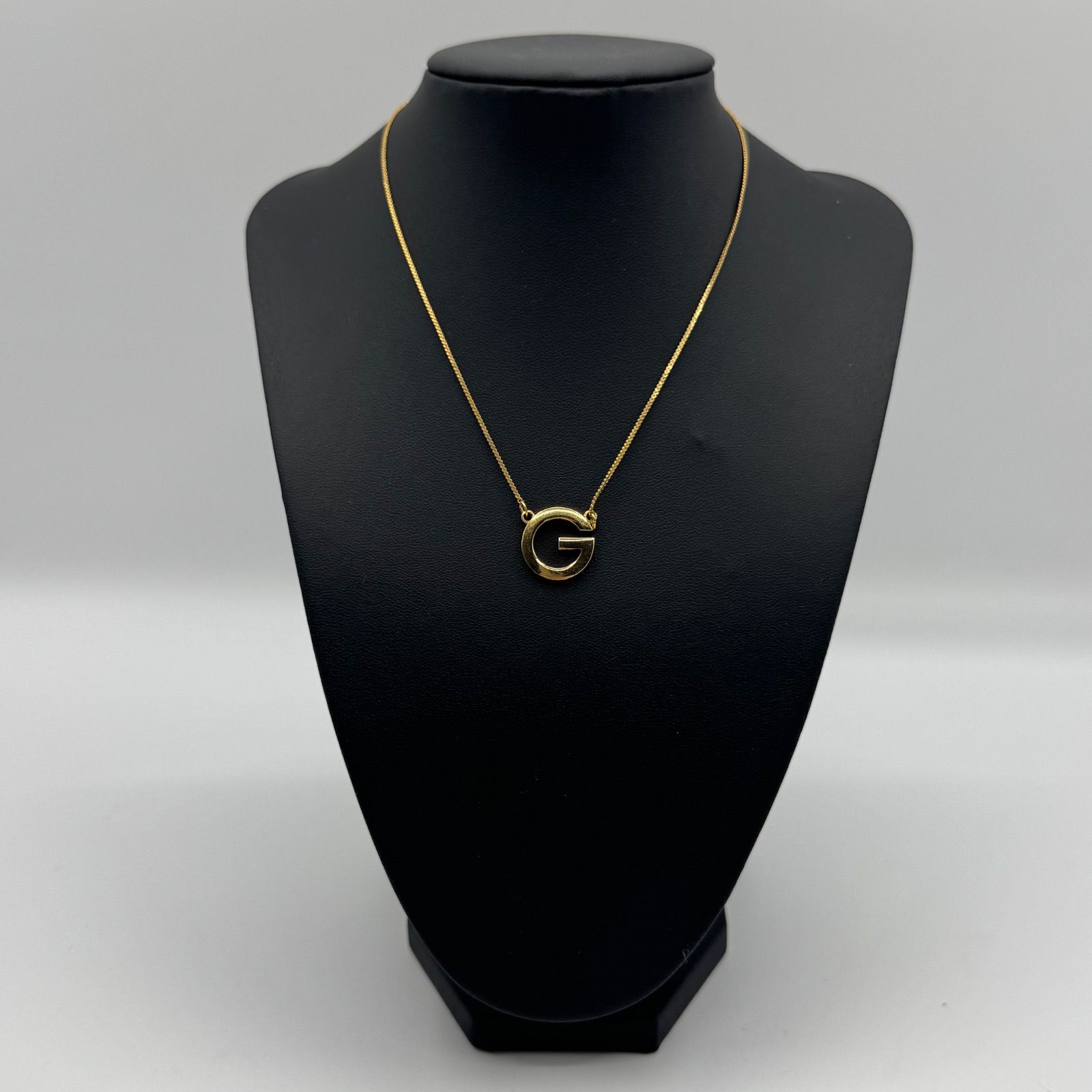 美品 ジバンシー Gロゴ ネックレス ゴールド 金 ヴィンテージ オールド