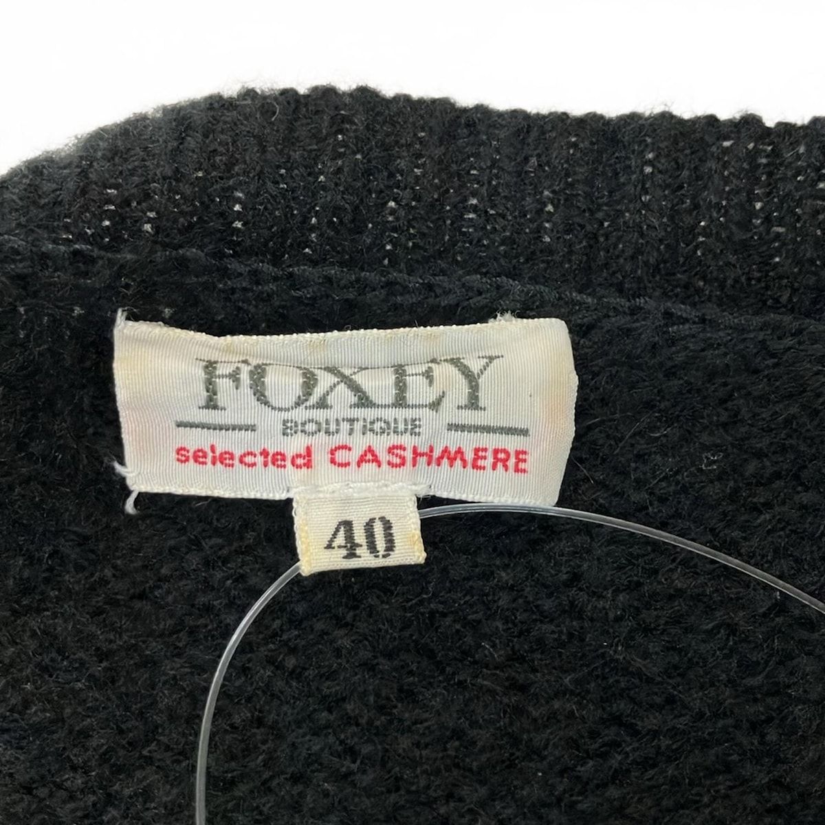 FOXEY(フォクシー) カーディガン サイズ40 M レディース美品 黒 七分袖