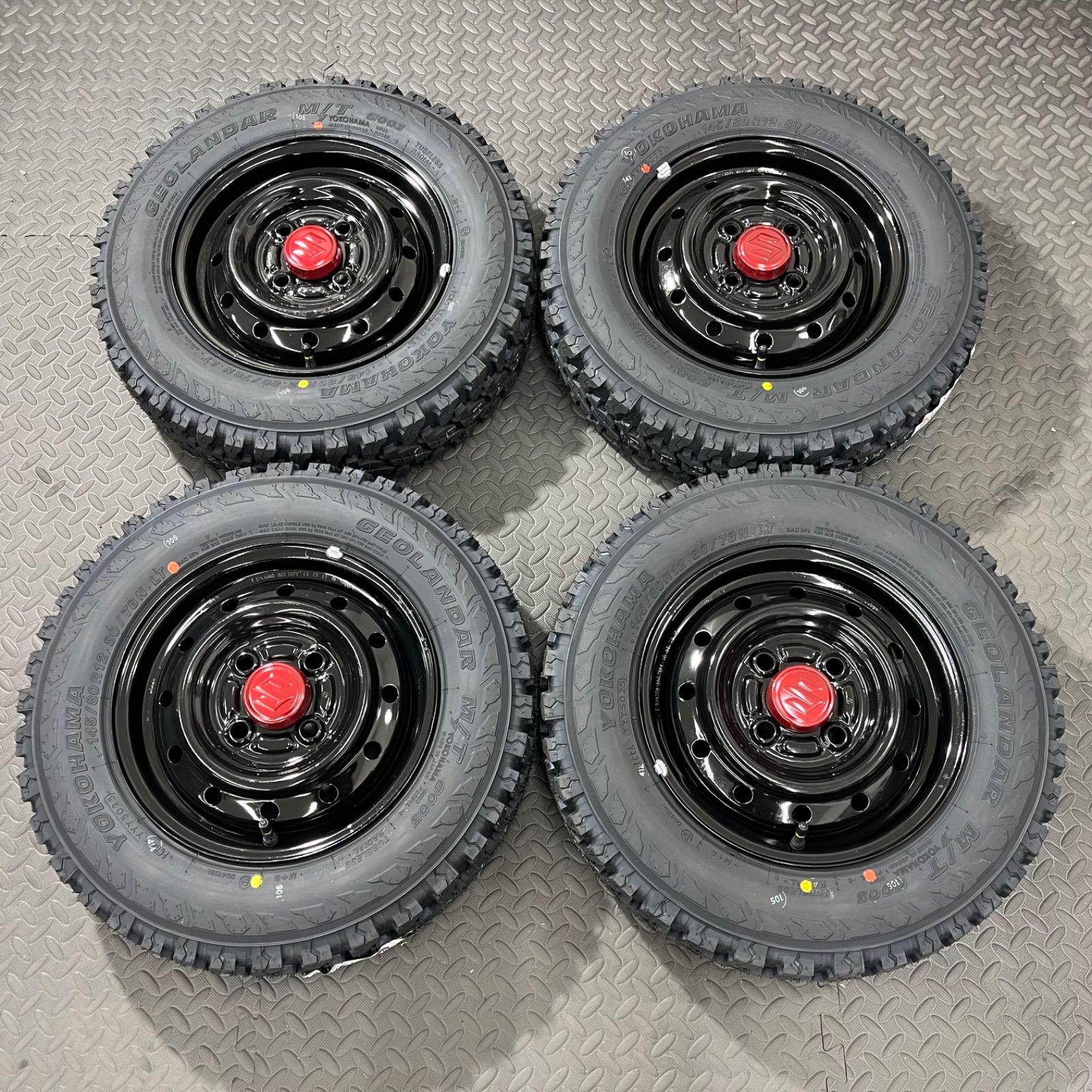 25年製 新品タイヤ 145/80R12 80/87N LT ヨコハマ ジオランダー M/T 