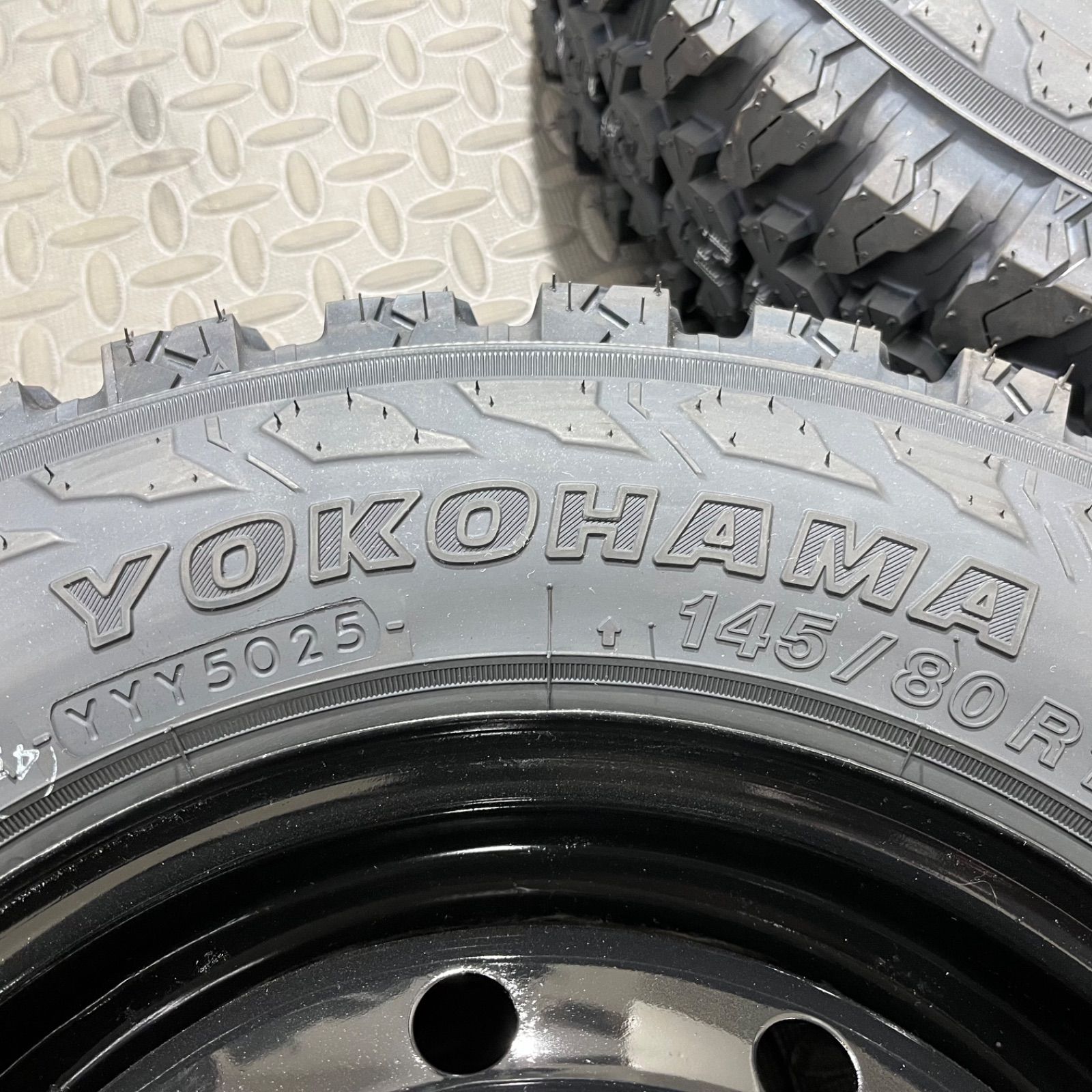 25年製 新品タイヤ 145/80R12 80/87N LT ヨコハマ ジオランダー M/T