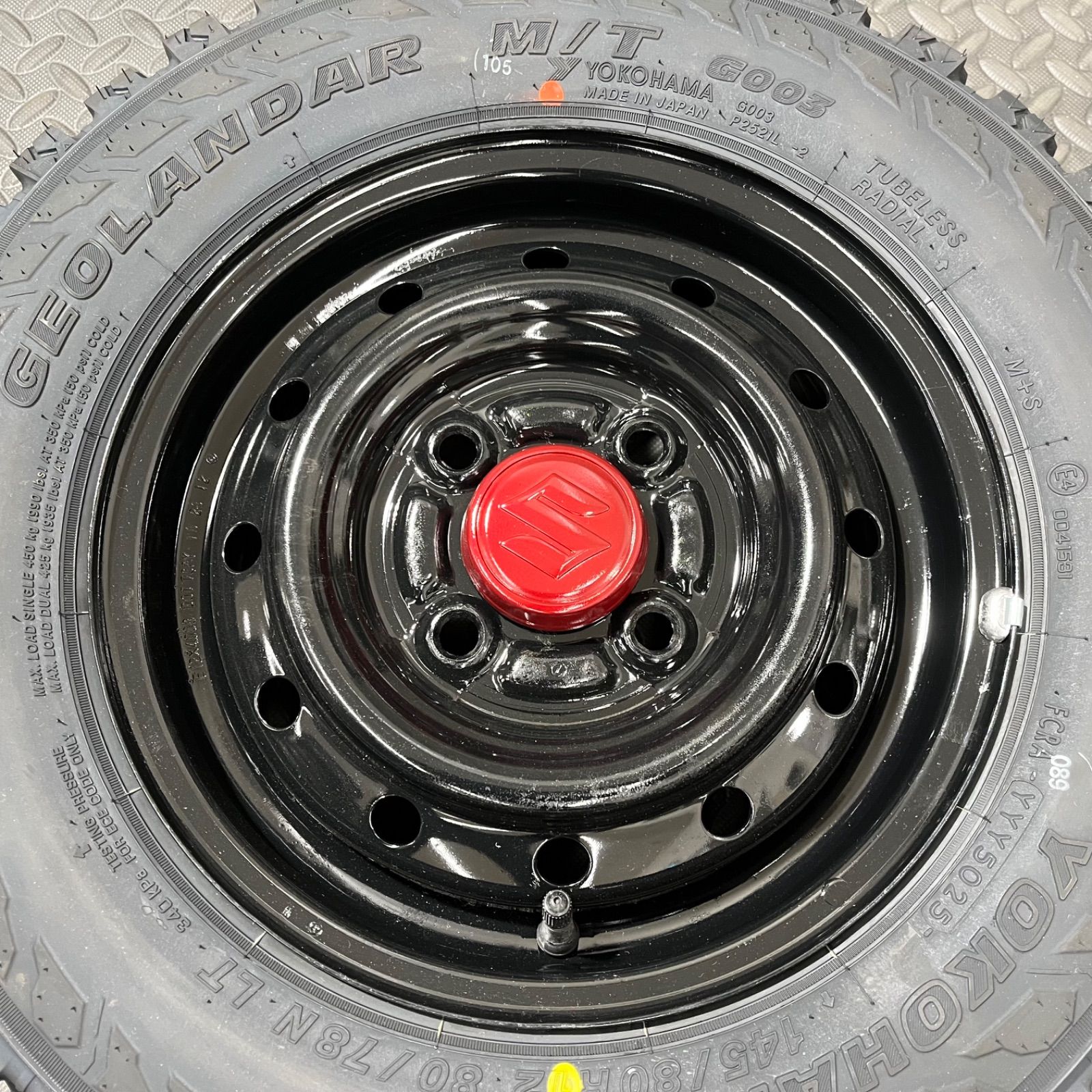 25年製 新品タイヤ 145/80R12 80/87N LT ヨコハマ ジオランダー M/T