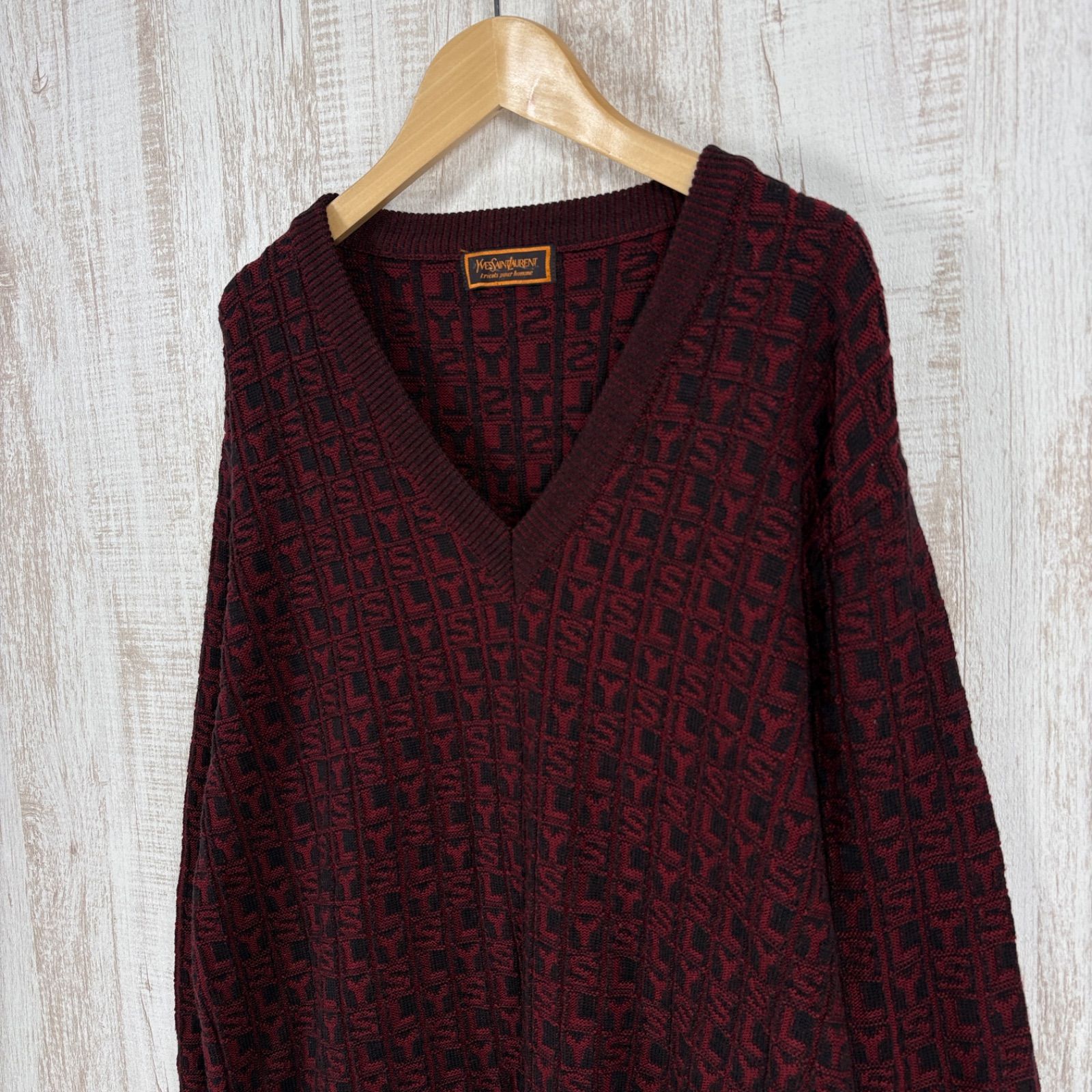 90s YSL Yves Saint Laurent ヴィンテージ イヴサンローラン レア ロゴ