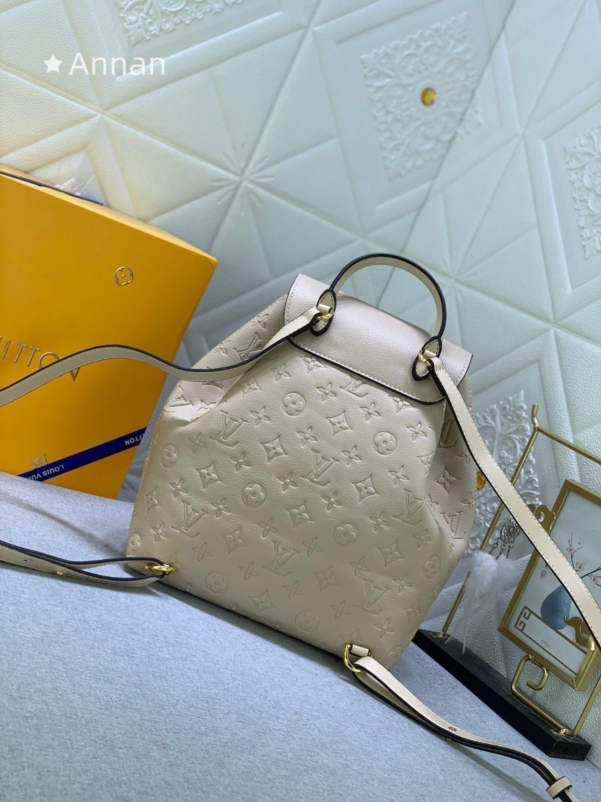 極美品 LOUIS VUITTON ルイヴィトン リュック モンスリPM アンプラント