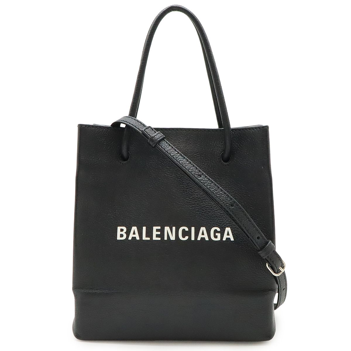 BALENCIAGA バレンシアガ ショッピングトートXXS ロゴ トートバッグ 