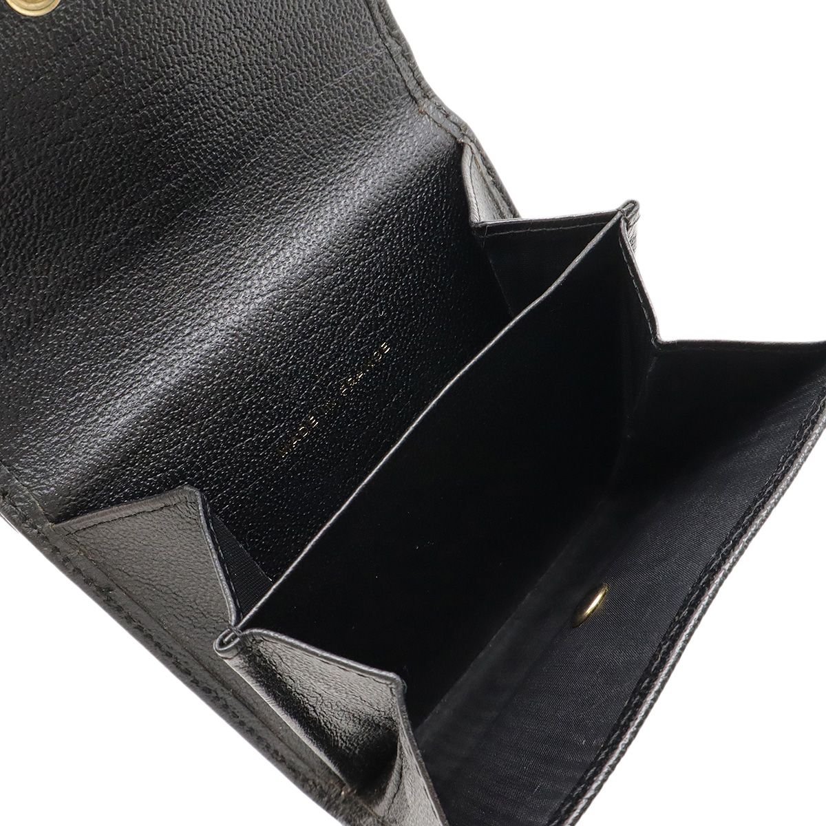 CHANEL シャネル ココマーク 3つ折財布 三つ折り Wホック財布 ダブル 