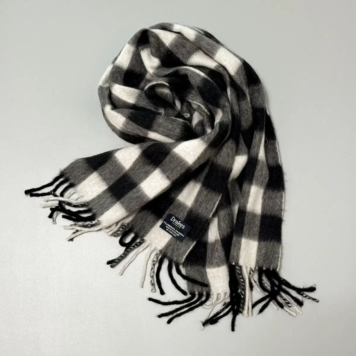 Drake's ドレイクス ギンガム CHECK マフラー - メルカリ