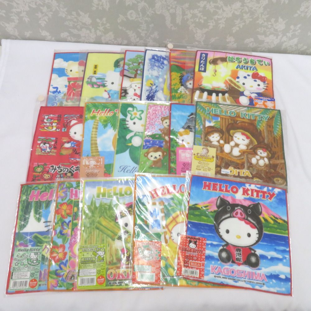 【全て新品】希少!!日本限定 ご当地キティ プチタオル 104枚 まとめ売り 全て新品】希少!!日本限定 ご当地キティ プチタオル 104枚 まとめ売り