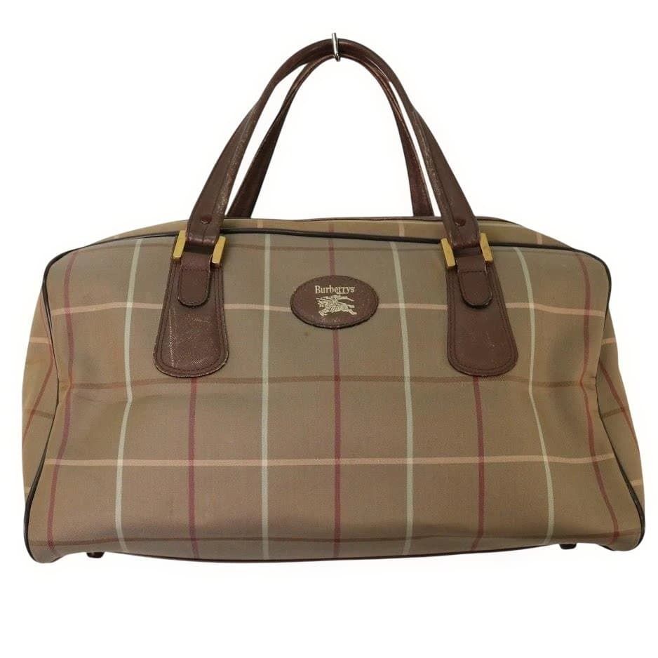 廃盤】Burberry バーバリー ノバチェック ボストンバッグ 旅行カバン