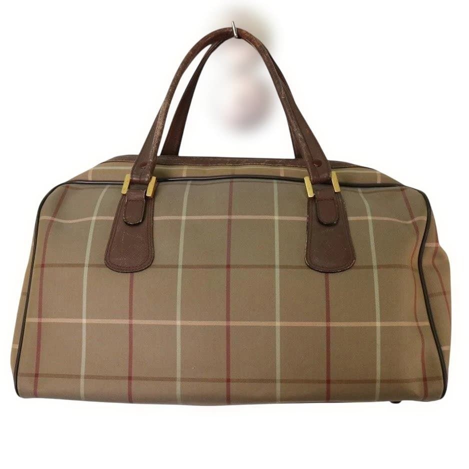 バーバリーズ BURBERRY ヴィンテージ 玉虫色 ボストンバッグ 【公式通販】