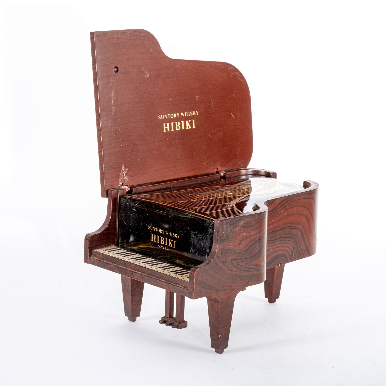 希少・未開栓】サントリー ウイスキー 響 ピアノ型ボトル 特製木製
