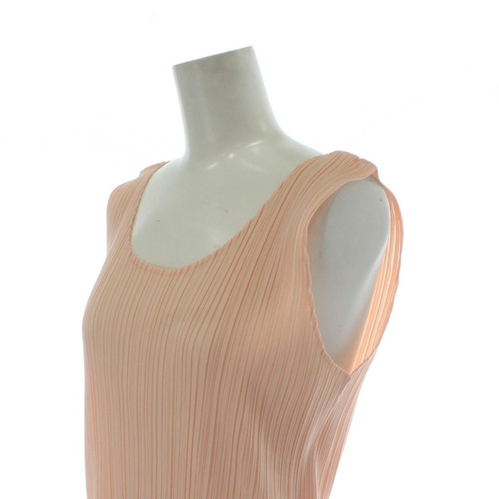 プリーツプリーズ PLEATS PLEASE タンクトップ 3 ピンク ノースリーブ