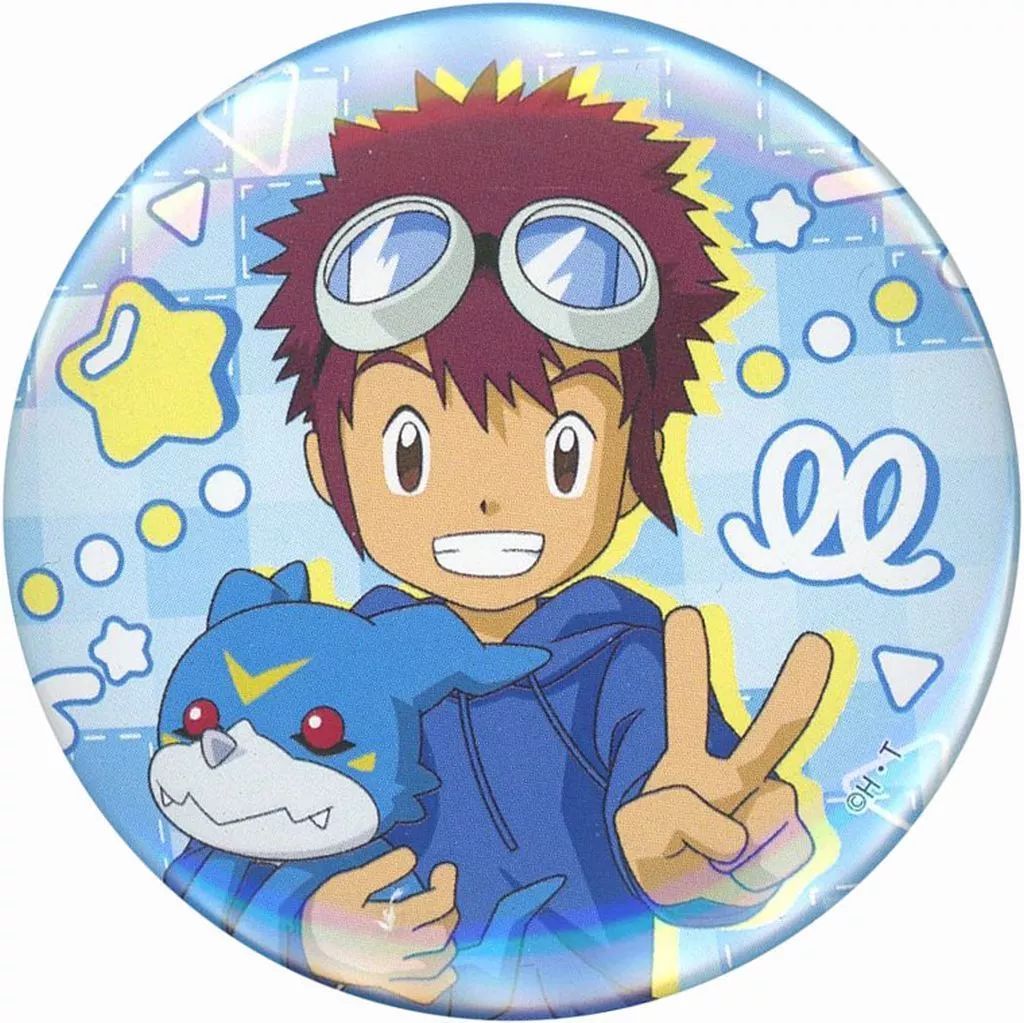 中古】バッジ・ビンズ 本宮大輔＆ブイモン 「デジモンアドベンチャー02