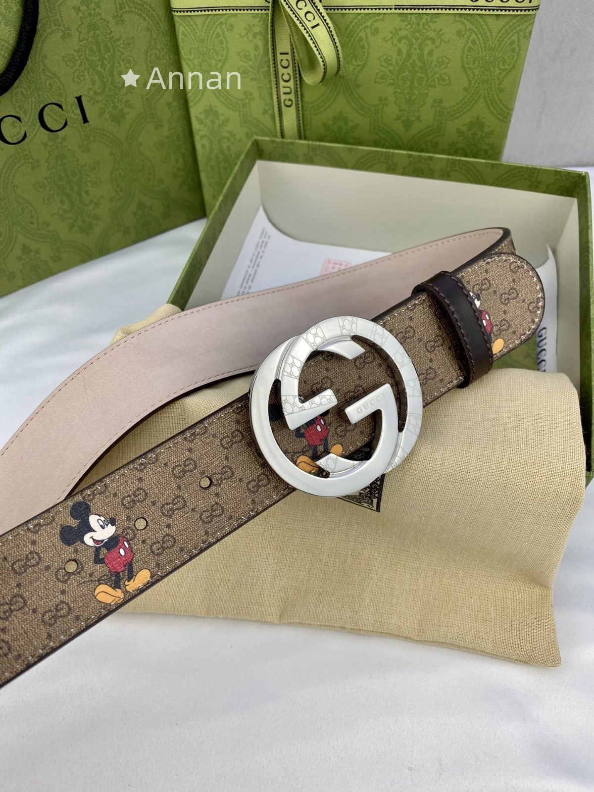 未使用品】最終値下げGUCCI グッチ GG ベルト メンズ 本革 - メルカリ