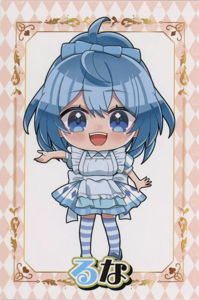 中古】キャラカード るな(SD) トレーディングカード 「落ちた先は