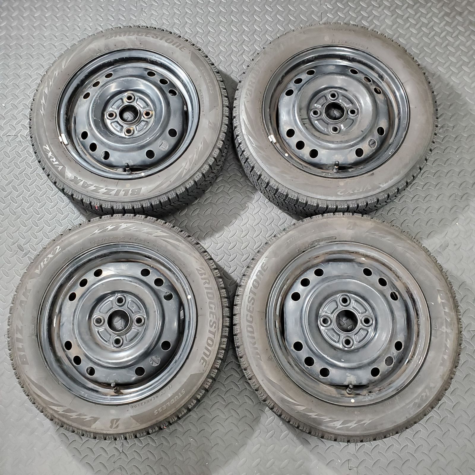 19/20年製 155/65R14 ブリヂストン VRX2 ダイハツ タント ムーヴ ミラ 