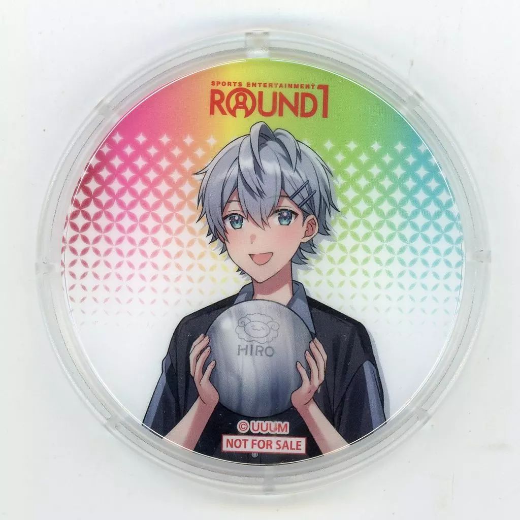 中古】コースター ヒロ アクリルコースター(背景：レインボーカラー