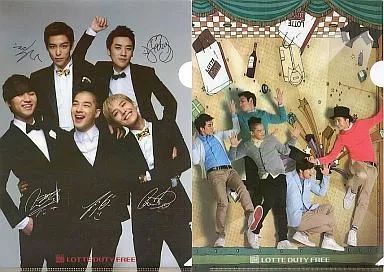 BIGBANG クリアファイル ＆ポラロイド4枚セット V.I BIGBAN ビッグバン 透明 トレカ カード 25p 韓流 グッズ gi009-1