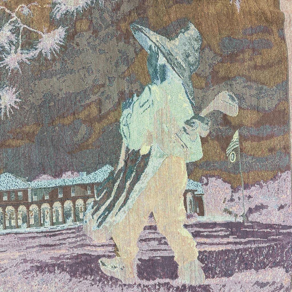 vintageラグ ブランケット マルチカバー タペストリー スポーツ ゴルフ