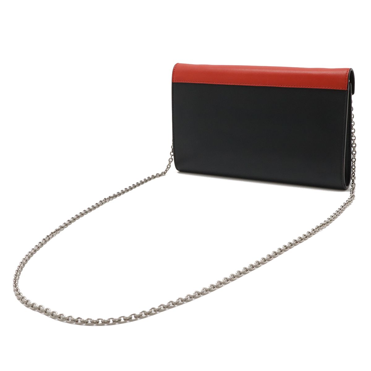 未使用に近い】CELINE バイカラー ラージジップ マルチファンクション