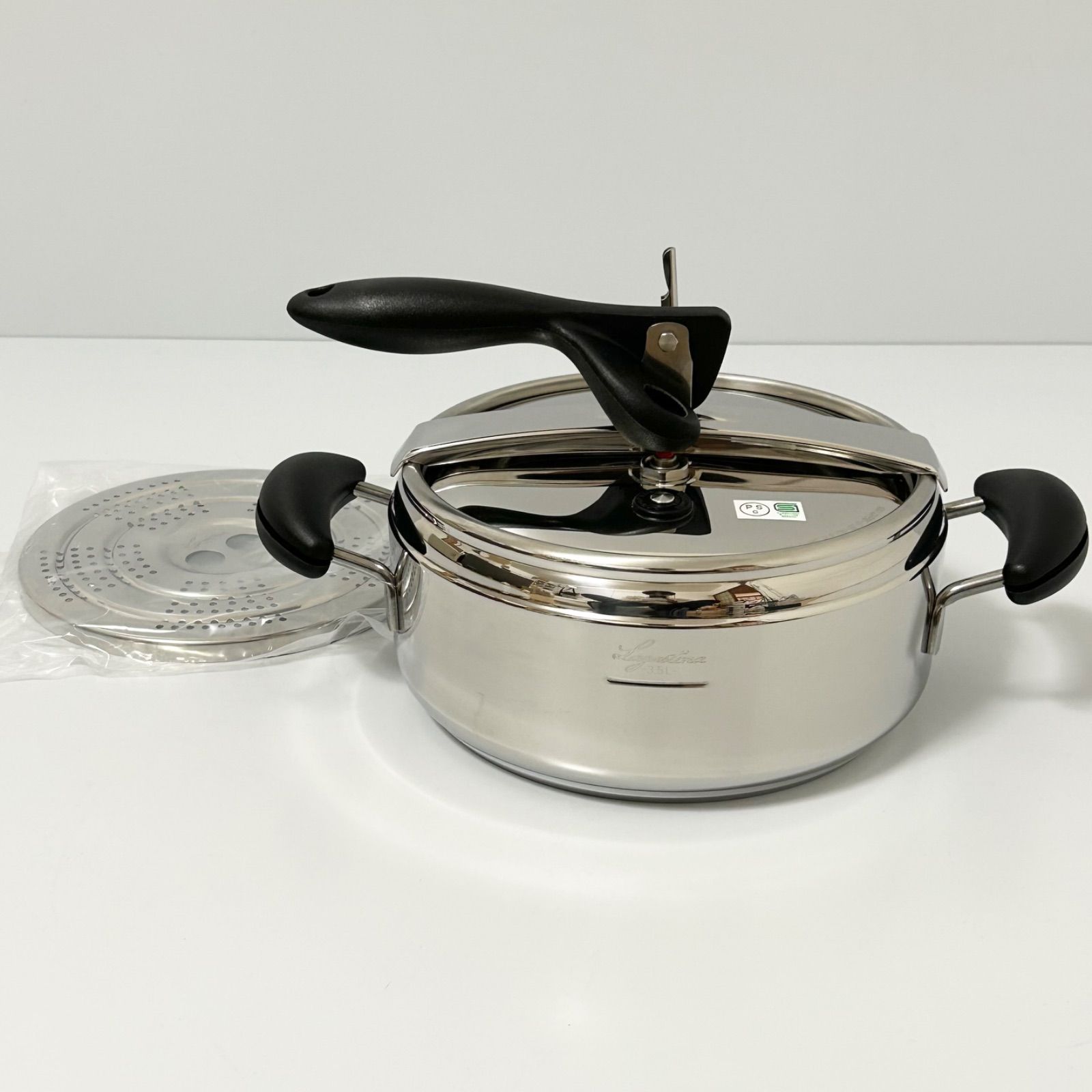 希少サイズ Lagostina ラゴスティーナ 圧力鍋 22cm 3.5L 3.5ℓ