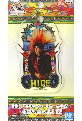 中古】キーホルダー・マスコット(男性) hide(通常/髪色オレンジ/実写