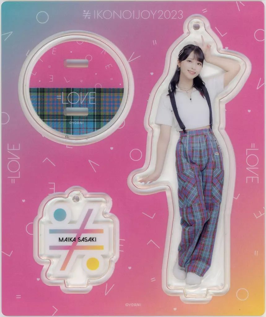 中古】キーホルダー 佐々木舞香(イコールラブ(=LOVE)) アクリル