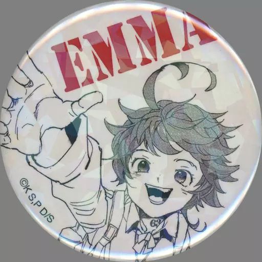 中古】バッジ・ピンズ エマ(左上文字) オールスター缶バッジ 「約束の