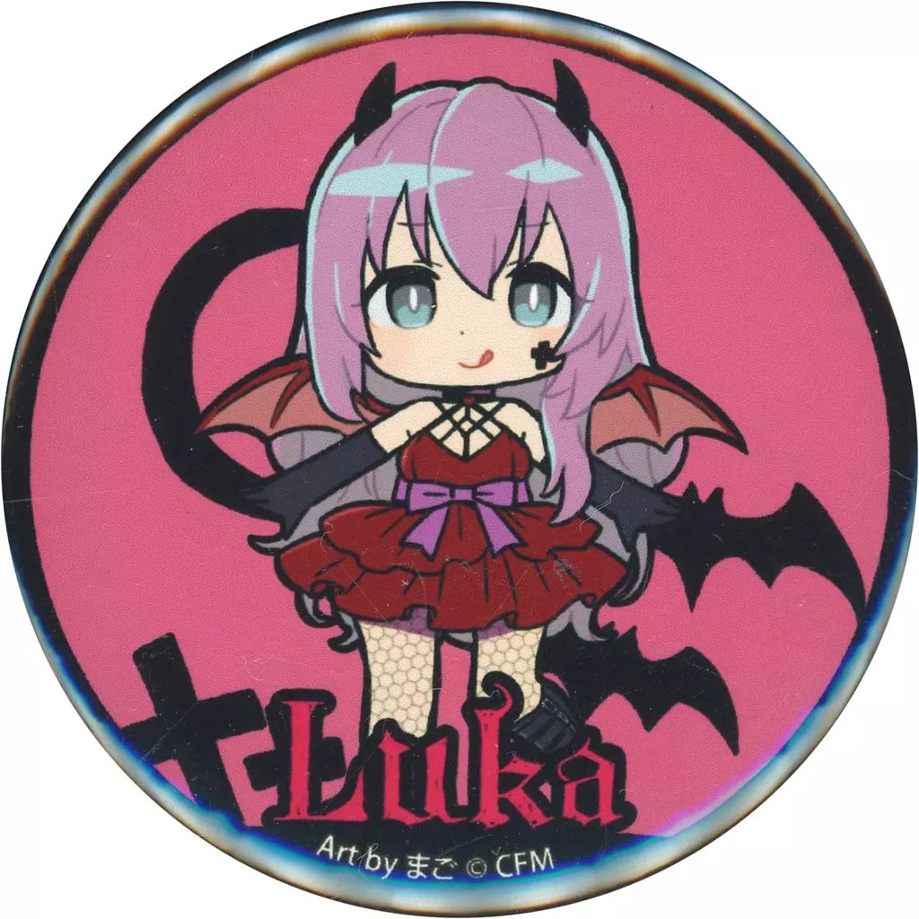 中古】バッジ・ピンズ 巡音ルカ(まごイラスト) 「初音ミク Halloween