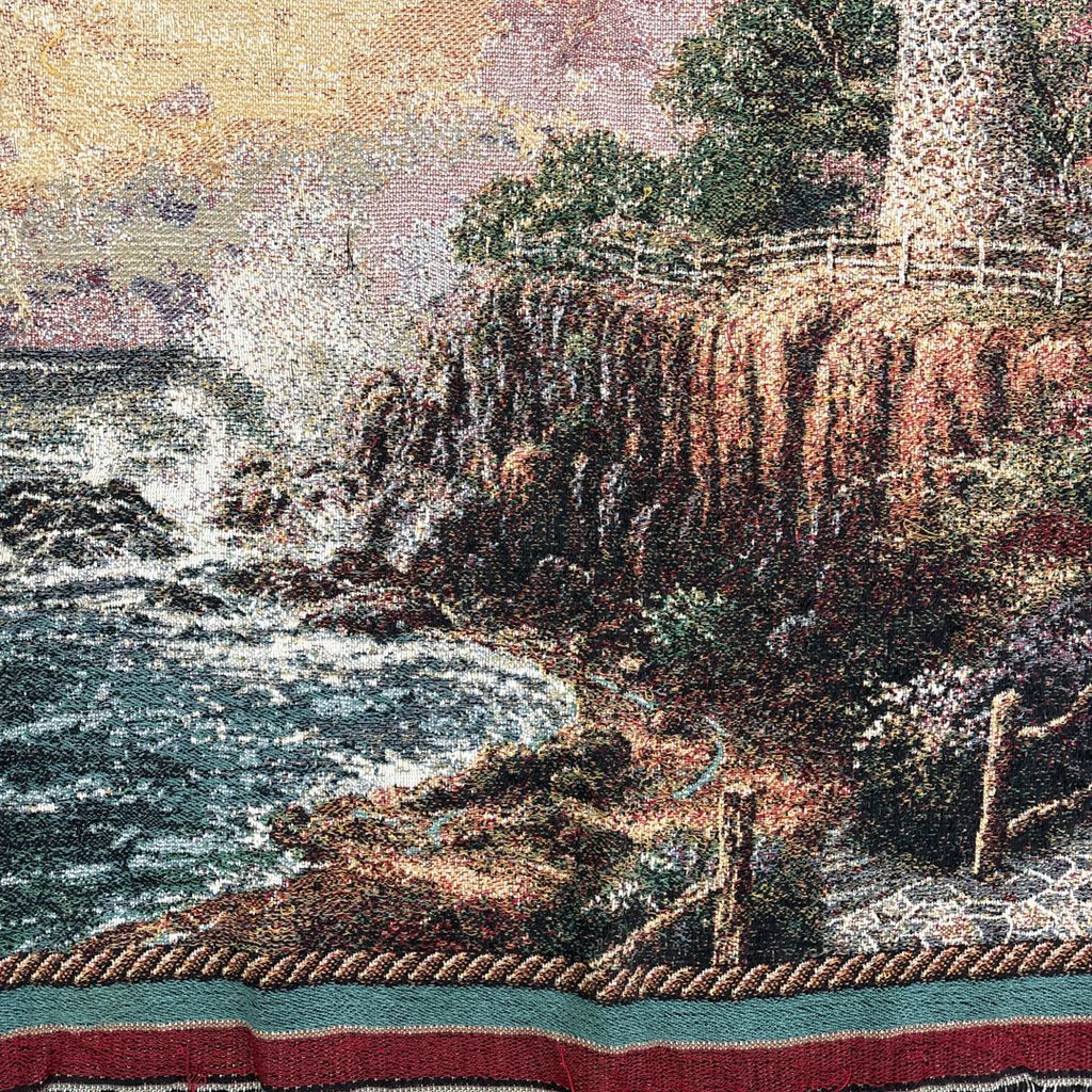 vintageラグ ブランケット マルチカバー タペストリー アート 絵画