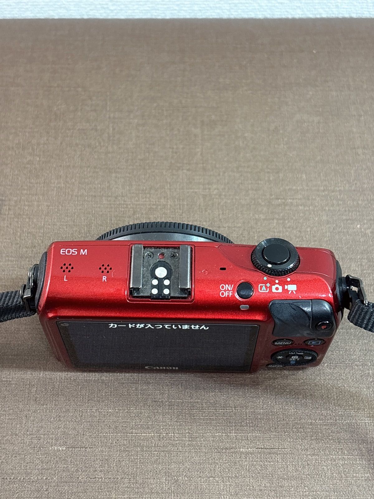 Canon EOS M ダブルレンズキット ミラーレス一眼 レッド 付属品多数