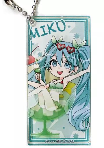 初音ミクバースデー アクリルキーホルダー illustration by 羊野 初音ミクバースデー アクリルキーホルダー illustration by 羊野 初音