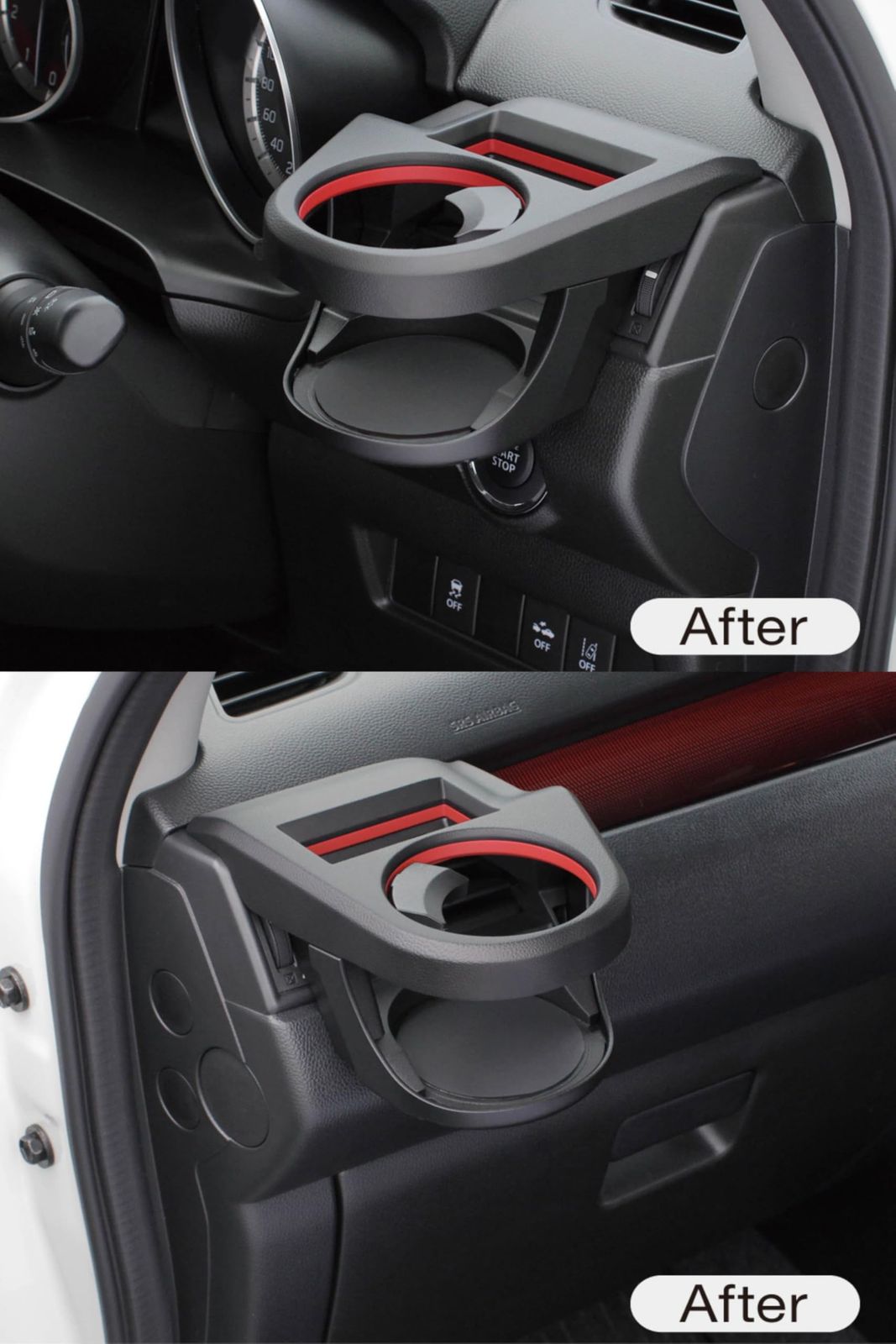 槌屋ヤック(Tsuchiya Yac) スイフト 専用 エアコン ドリンクホルダー