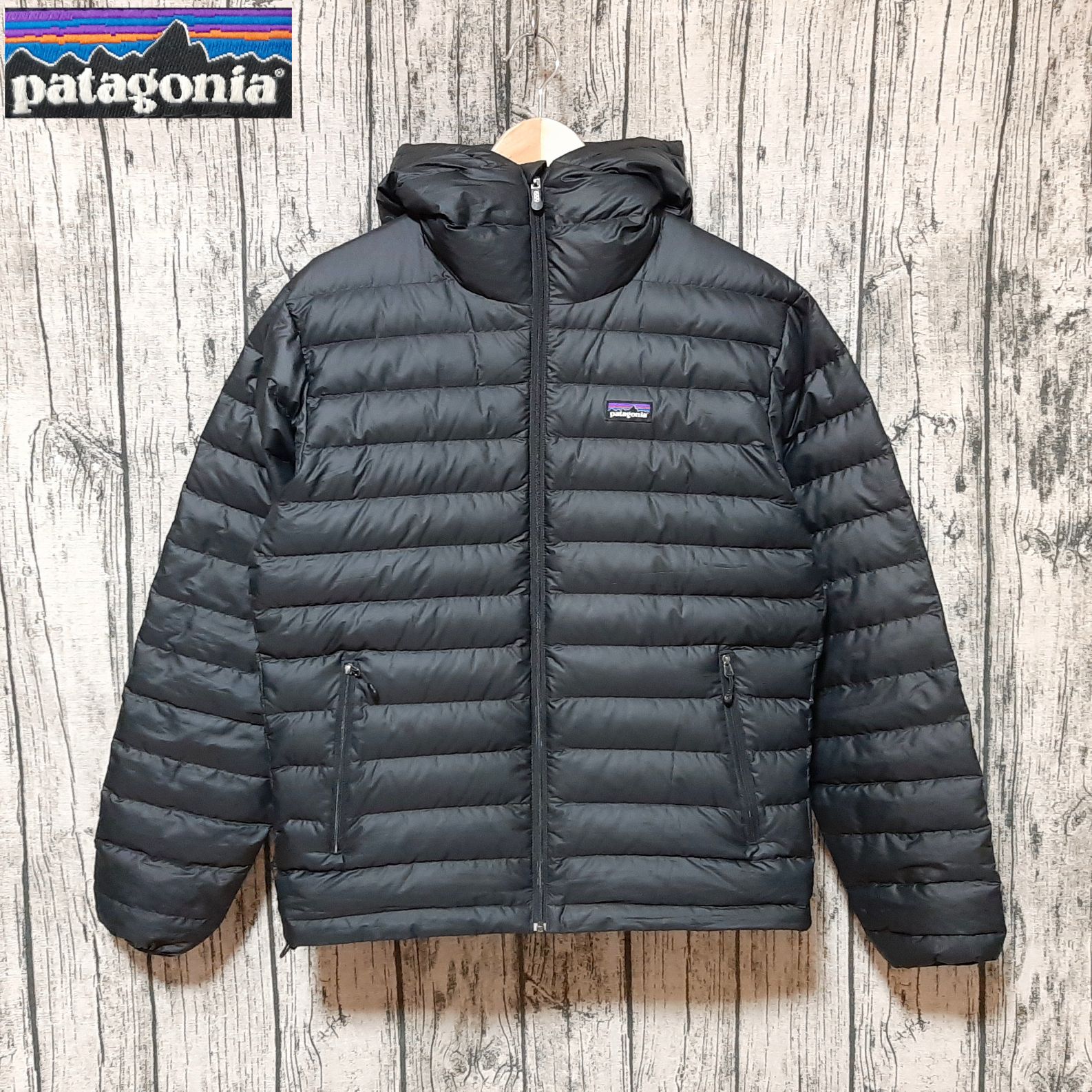 size S】patagonia Down Sweater Hoody Black 2013 パタゴニア ダウン