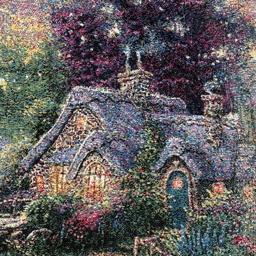 vintageラグ ブランケット マルチカバー タペストリー アート 絵画