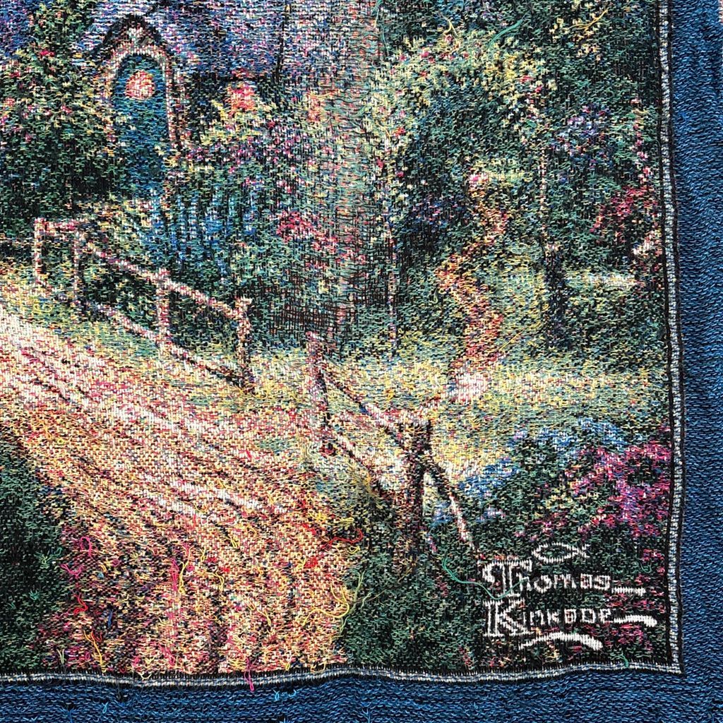 vintageラグ ブランケット マルチカバー タペストリー アート 絵画