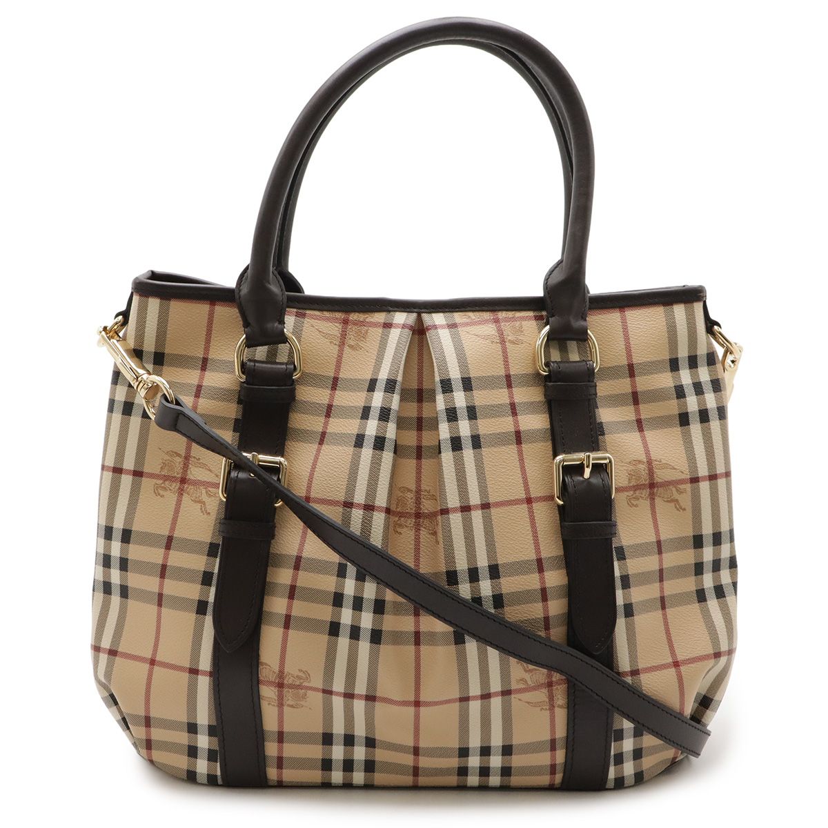 BURBERRY バーバリー ノバチェック チェック柄 トートバッグ 2WAY 