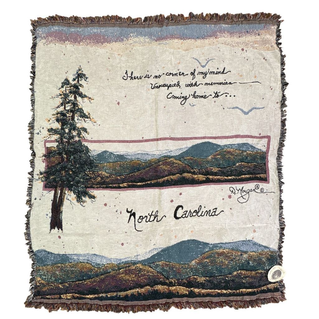 vintageラグ ブランケット マルチカバー タペストリー USA製 MADE IN