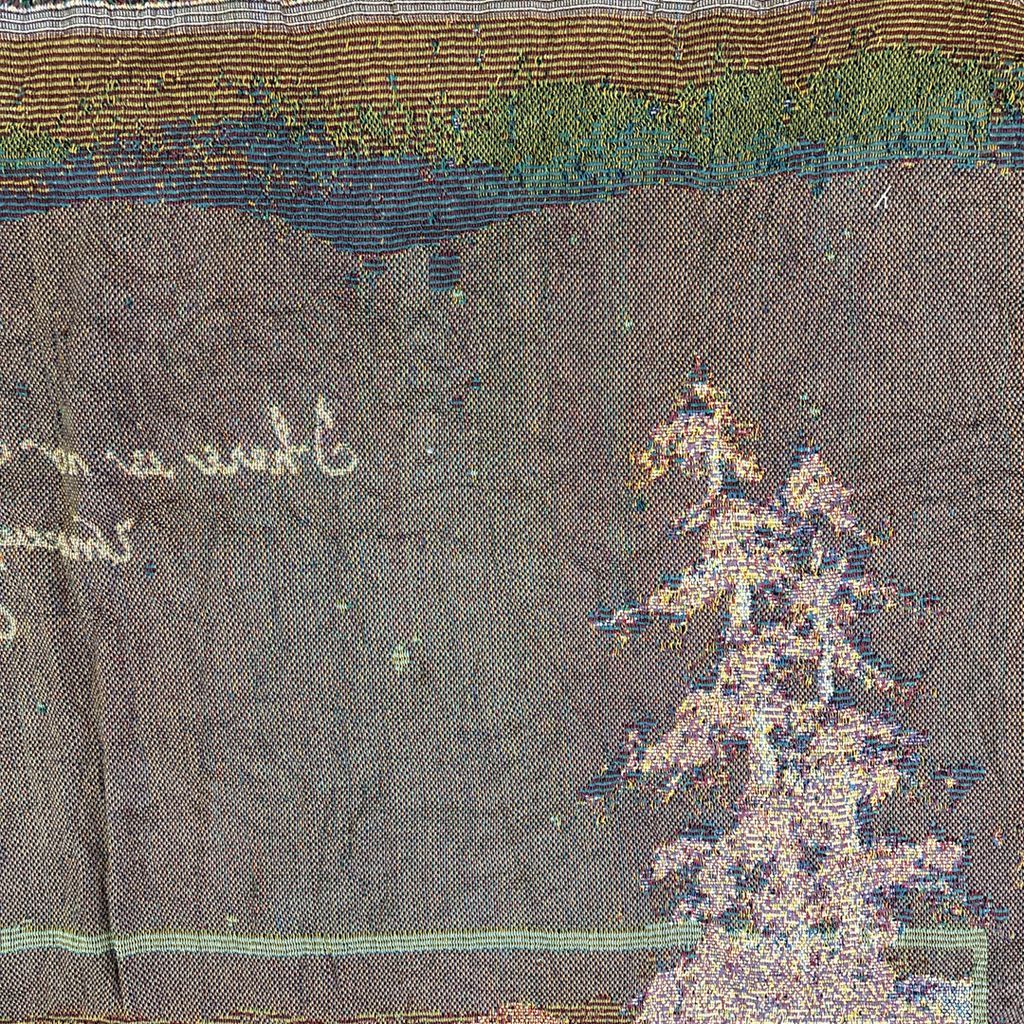 vintageラグ ブランケット マルチカバー タペストリー USA製 MADE IN