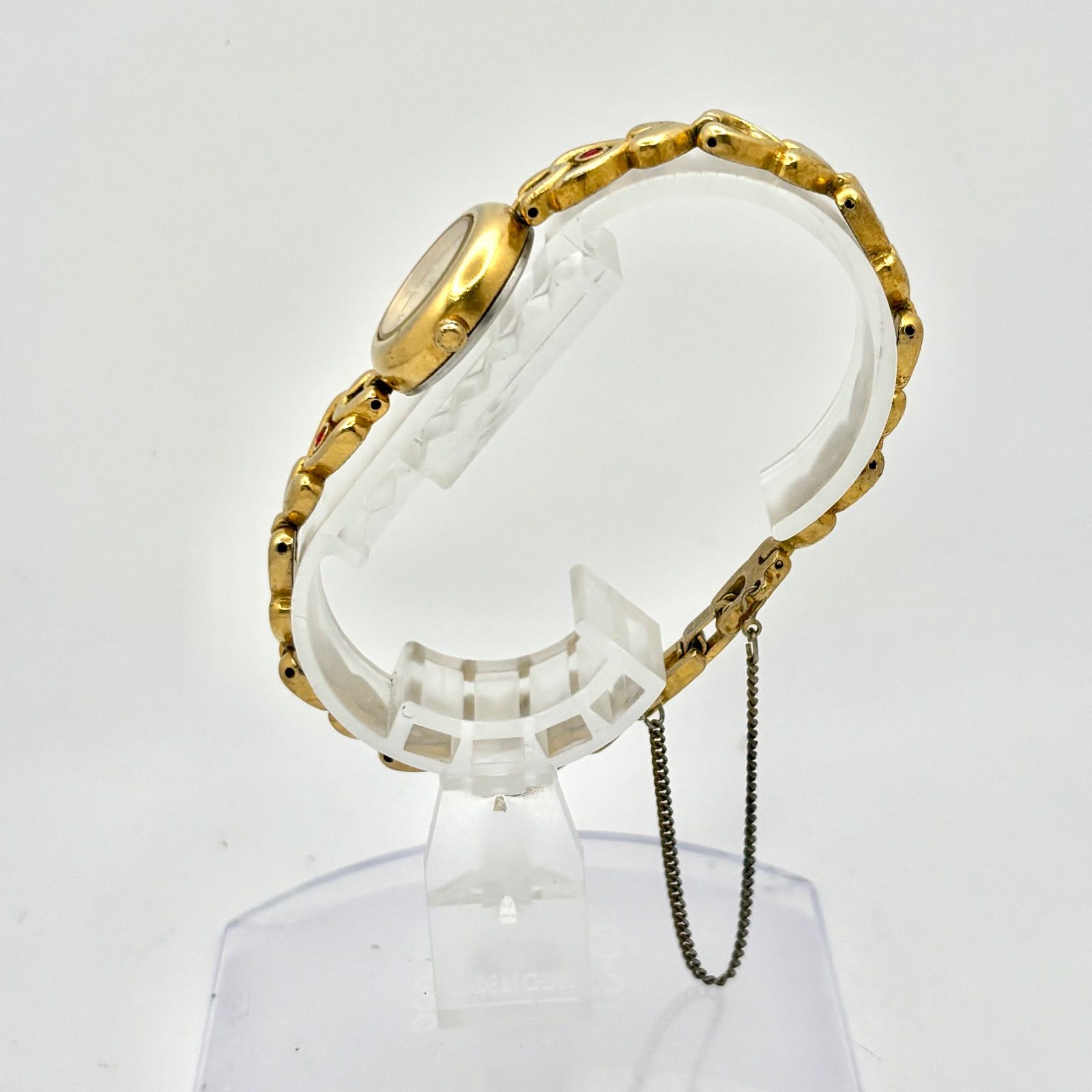 新品電池】SEIKO セイコー ALBA アルバ 2Pカラーストーン ゴールド