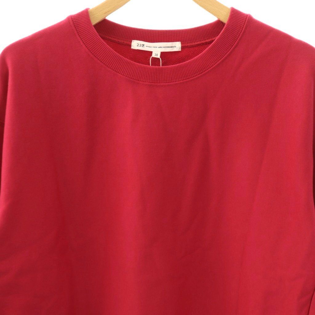 新品タグ付　23区　カラースウェット　トレーナー　38　オンワード樫山 23区 オンワード樫山 24AW カラー スウェット トレーナー 長袖