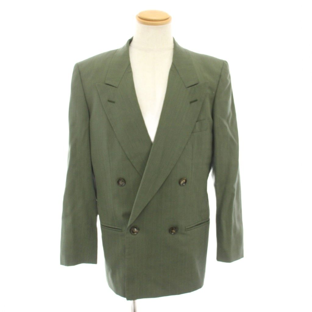 JUN MEN ヴィンテージセットアップ　サイズ確認　茶色 ダブル ジュンメン ジュンメン JUN MEN スーツ セットアップ 上下 テーラードジャケット