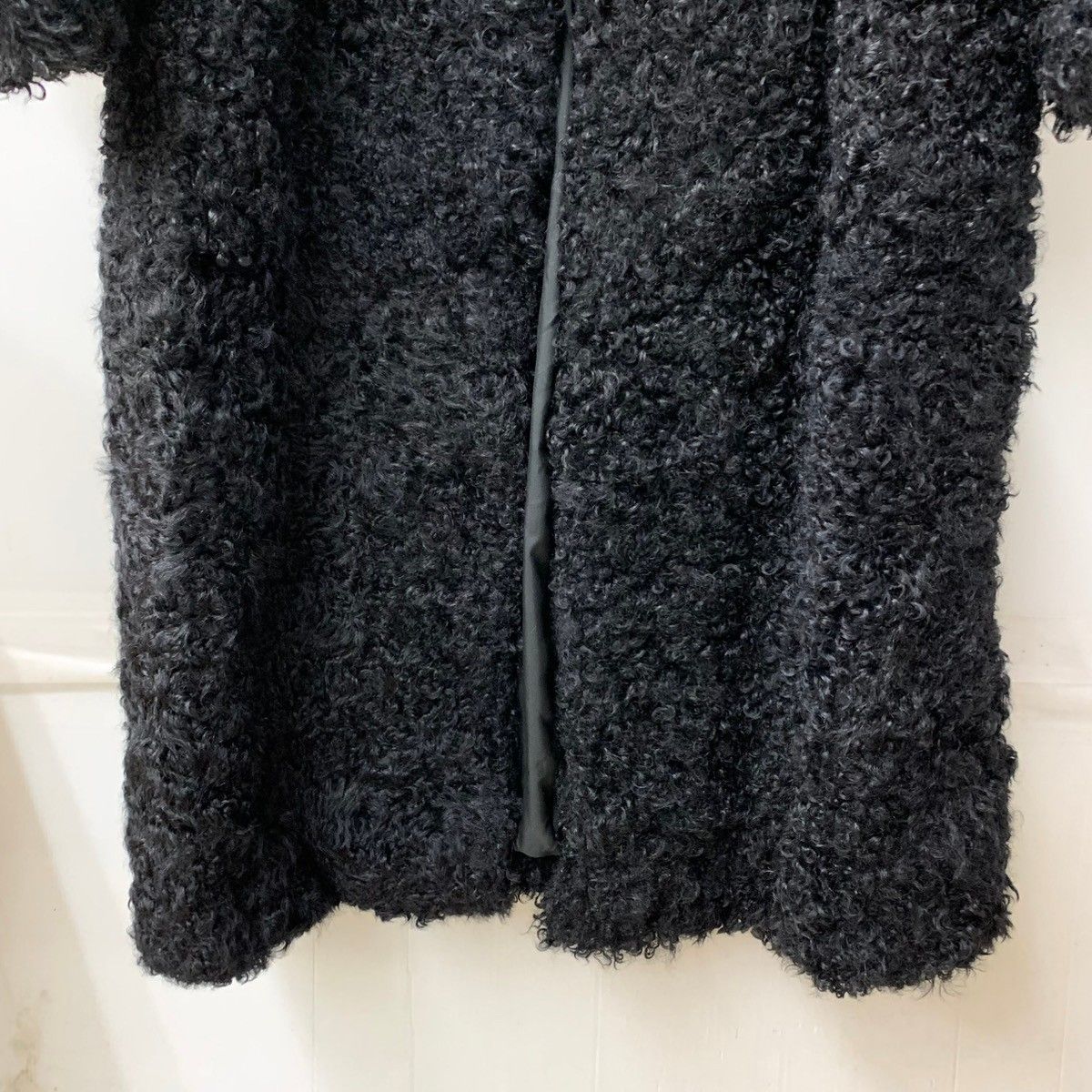 エンバ EMBA ボア ファー ロングコート コート ブラック 201LT-495