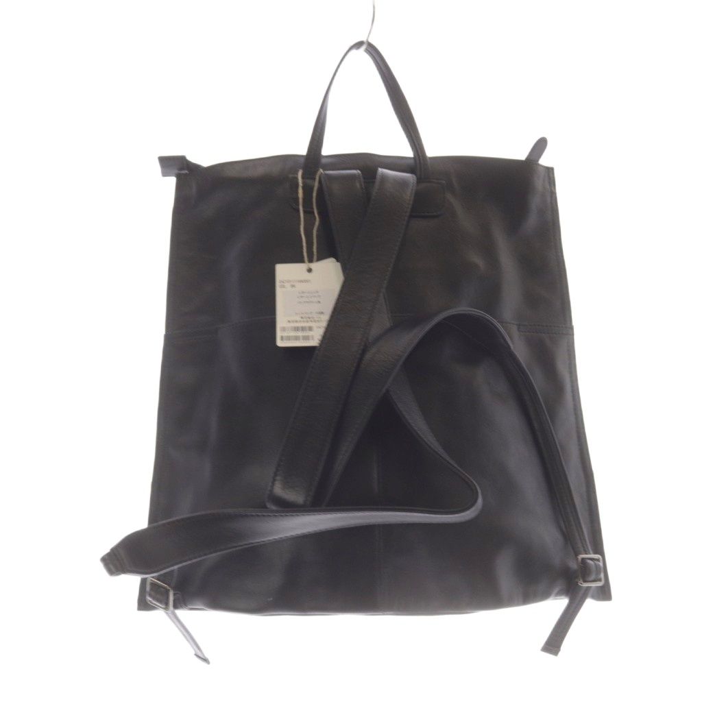 イアパピヨネ ear PAPILLONNER レザー リュックサック 黒 - メルカリ