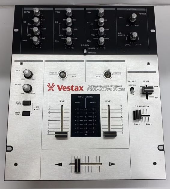 名機・良品】Vestax PMC-05 Pro III VCA DJミキサー - メルカリ