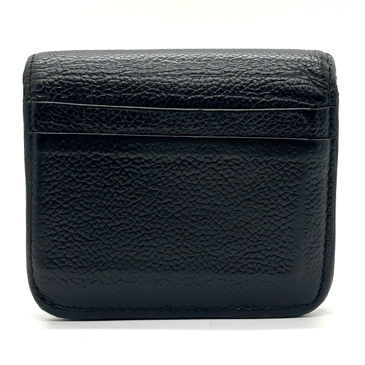 ロゴで選ぶ黒】 BALENCIAGA 二つ折り財布 エブリデイ キャッシュ