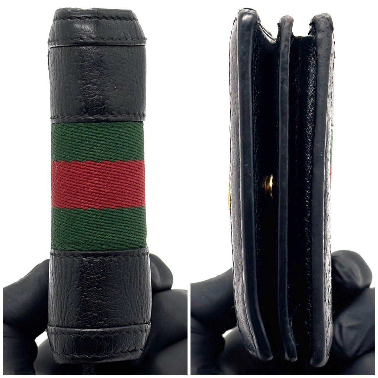 【美品】 GUCCI 折り財布 インターロッキング シェリーライン コンパク 迷わず持てる一本】 GUCCI 二つ折り財布 オフィディア シェリーライン